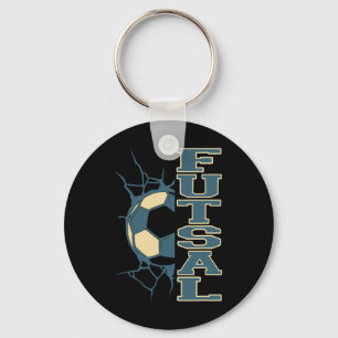 Futsal Byll Smash Indoor Soccer Sports Arena Style Key Ring