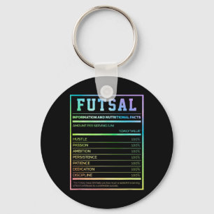Futsal Information And Nutritional Facts Footbyll Key Ring