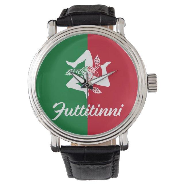 Futtitinni Sicily Trinacria Watch (Front)