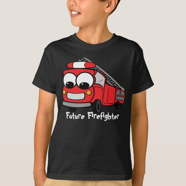 Futur Firefighter - black T-Shirt (Front)
