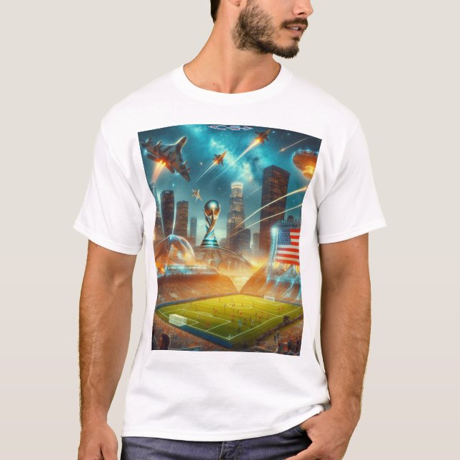 Future 2026 USA Fifa world cup white T-Shirt (Front)