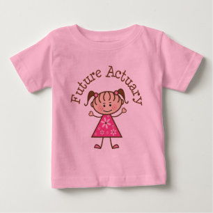 Future Actuary (Cute) Baby T-Shirt