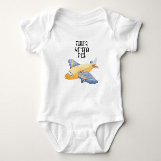 Future Aeroplane Pilot baby clothes, Aeroplane Baby Bodysuit