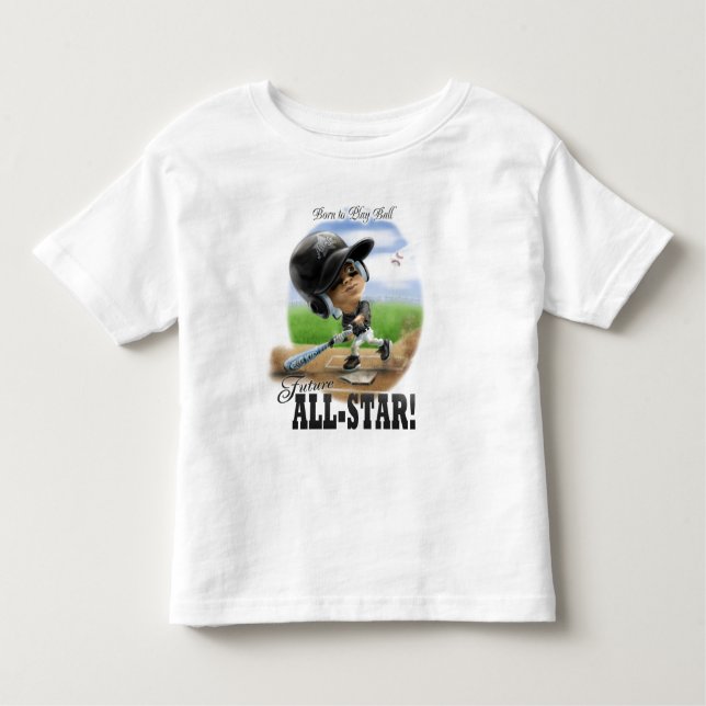 Future All-Star Black Toddler T-Shirt (Front)