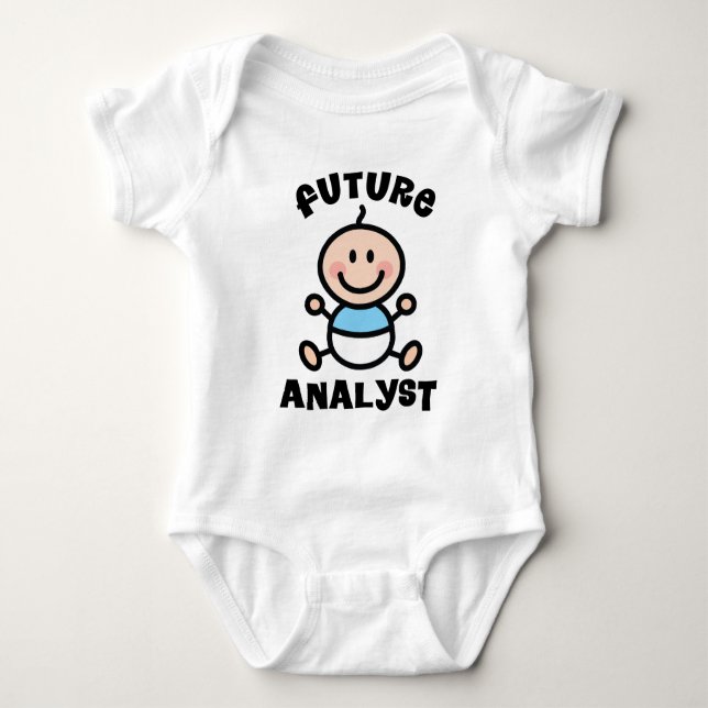 Future Analyst Baby Gift Baby Bodysuit (Front)