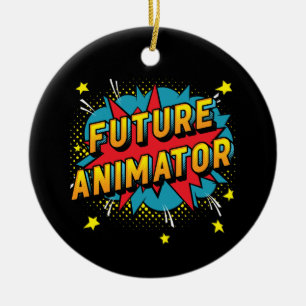 Future Animator Ceramic Ornament