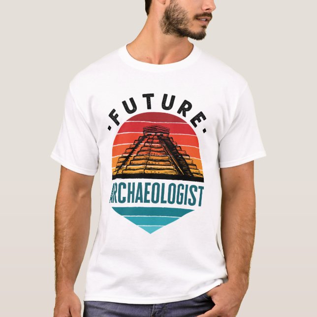 Future Archaeologist Archaeology Student T-Shirt (Front)