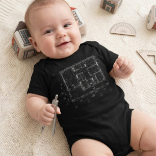 Future Architect Blueprint Kid's T-Shirt Baby Bodysuit