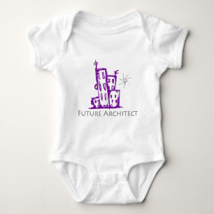 Future Architect Cute Design! Baby Bodysuit