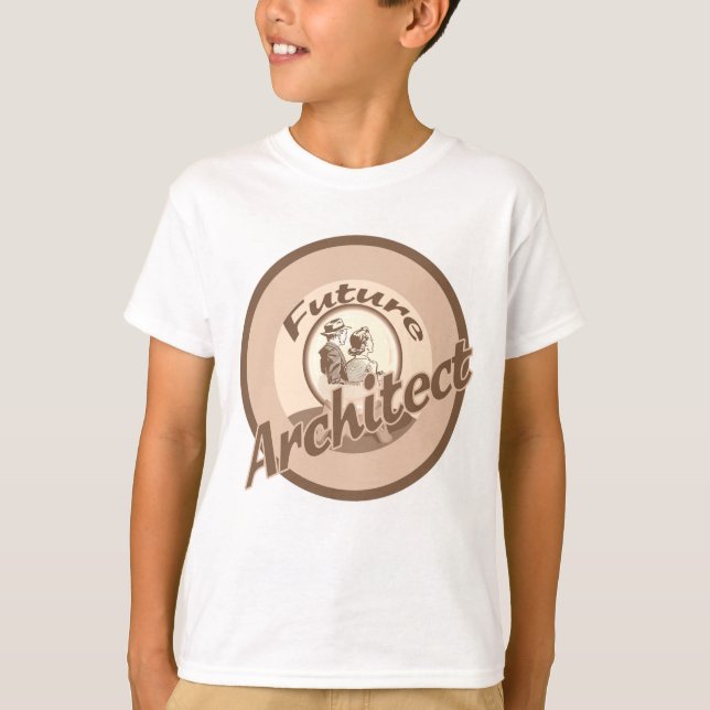 Future Architect Kids Occupation T-shirt (Front)