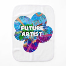 Future Artist Burp Cloth