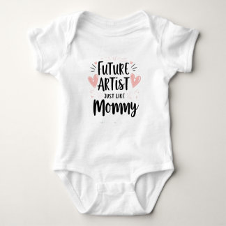 Future artist just like mummy baby bodysuit