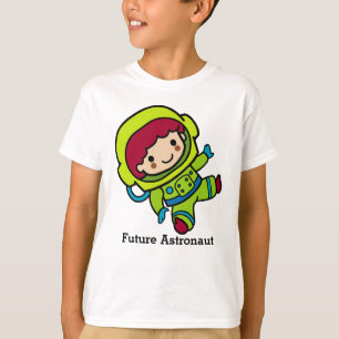 Future Astronaut Boy in Spacesuit T-Shirt