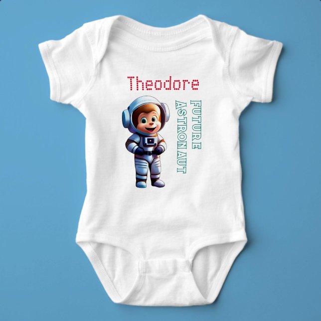 Future Astronaut Custom Name Baby Bodysuit (Future Astronaut)
