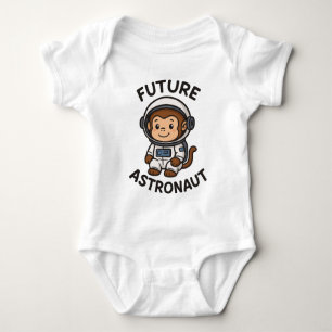 Future Astronaut - Cute Space Monkey Baby Bodysuit