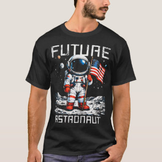 Future Astronaut On The Moon Astronomy Outer T-Shirt