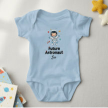 Future Astronaut  Personalised Light Blue  Bodysui