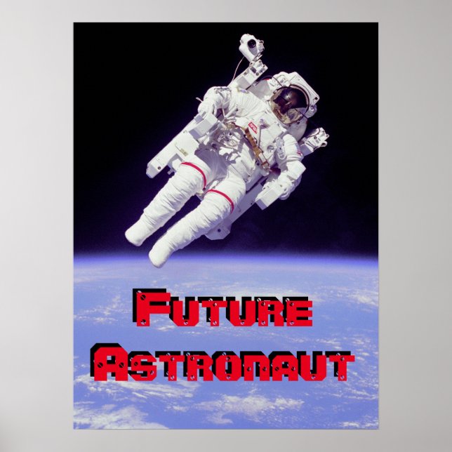 Future Astronaut Poster (Front)