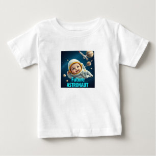Future Astronaut Space Baby T-Shirt Design
