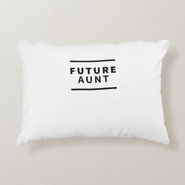 Future aunt decorative cushion (Front)