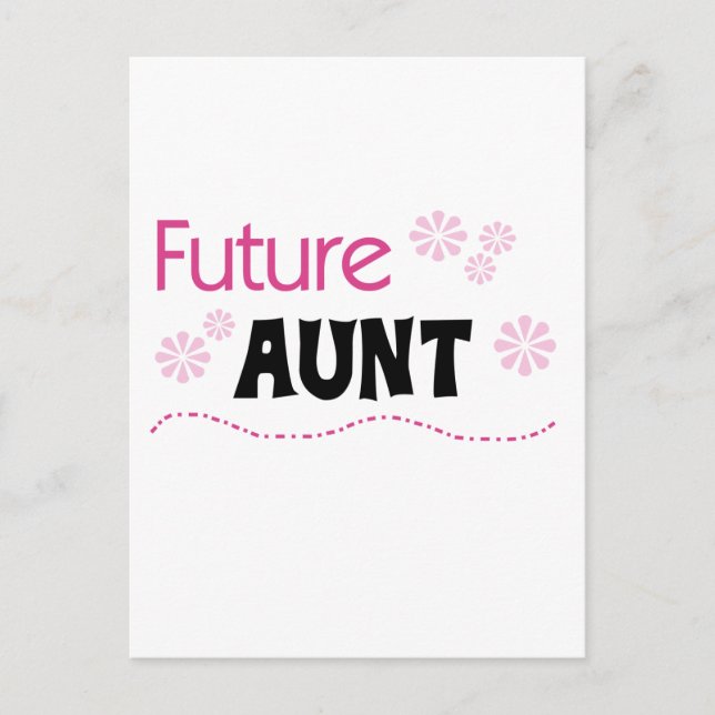 Future Aunt Tshirts and Gifts Postcard (Front)