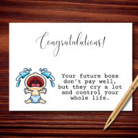 Future Baby Boss Sarcastic Congratulations