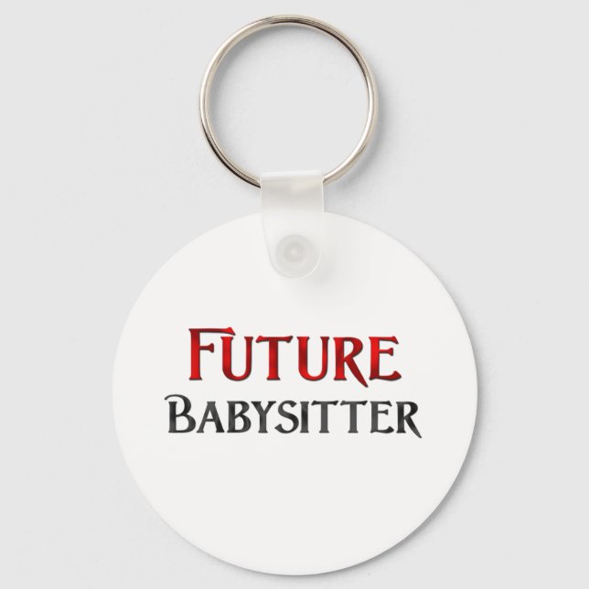 Future Babysitter Key Ring (Front)