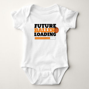 Future Baller Loading Basketball T-Shirt Baby Bodysuit