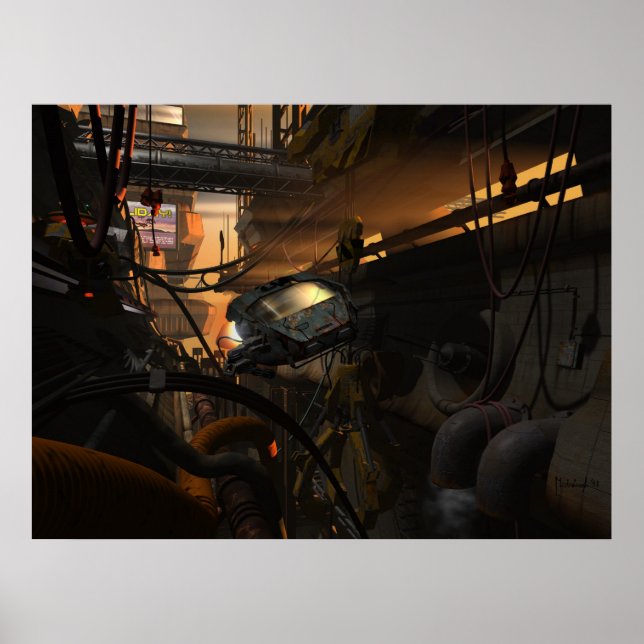 Future bandits - cyberpunk poster (Front)