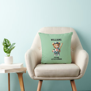 Future Baseball Player Teddy Bear Cushion