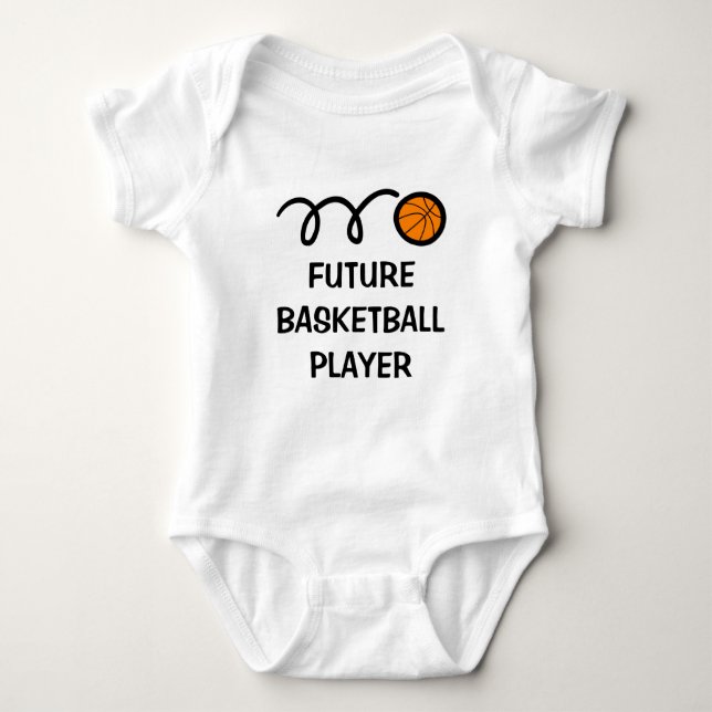 Future basketball player | Cute baby clothing Bodysuit (Front)