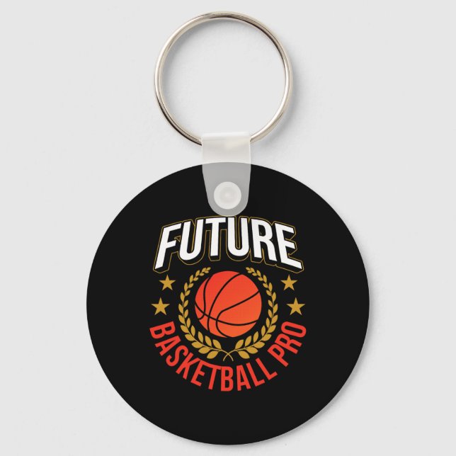Future Basketball Pro Coach Match Team Player  Key Ring (Front)