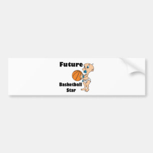 future basketball star baby boy bumper sticker