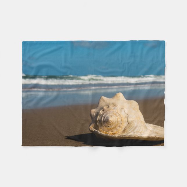 Future Beach Fleece Blanket (Front (Horizontal))