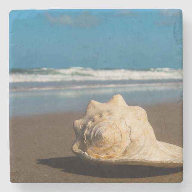 Future Beach Stone Coaster (Front)