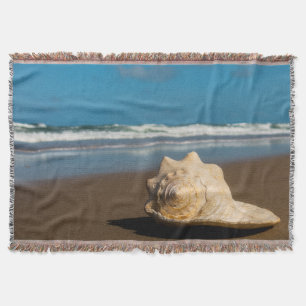 Future Beach Throw Blanket