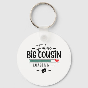 Future Big Cousin - 1st Baby Pregnancy Announcemen Key Ring