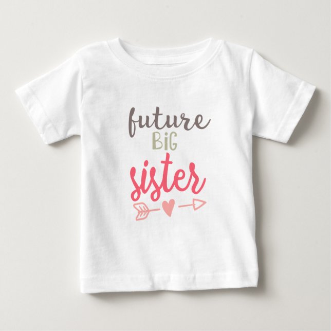 Future Big Sister Girls T-Shirt (Front)