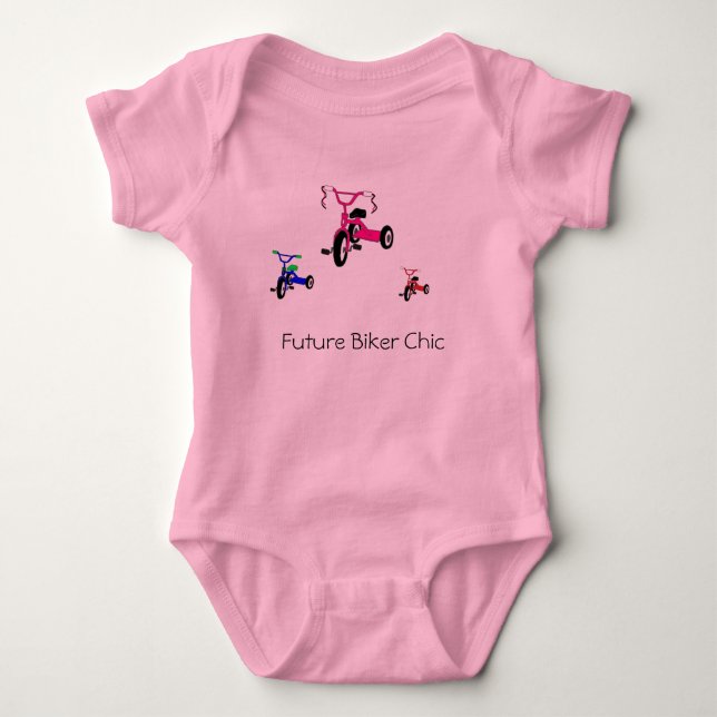 Future Biker Chic Baby Bodysuit (Front)