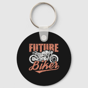 Future Biker Clic Motorcycle Cool Motorbike Riding Key Ring