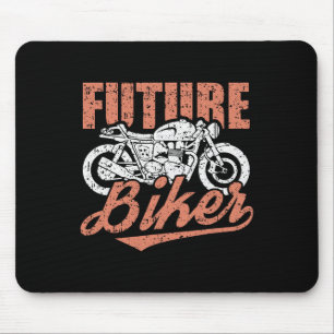 Future Biker Clic Motorcycle Cool Motorbike Riding Mouse Pad