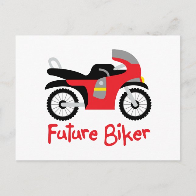 Future Biker Postcard (Front)