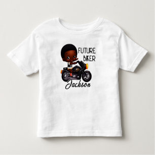 Future Biker with Child and Motorcycle Toddler T-Shirt