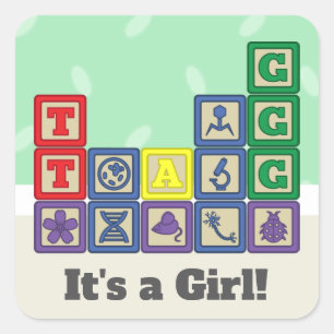 Future Biologist's Blocks Announcement Sticker