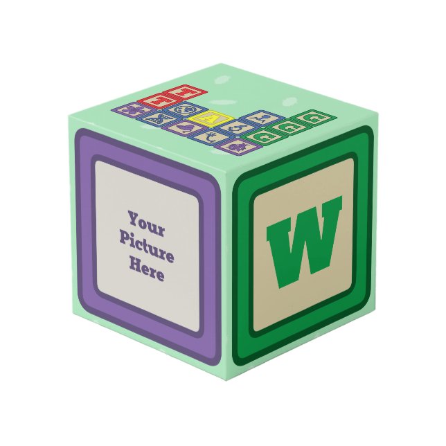 Future Biologist's Blocks Photo Cube (Front Angled)