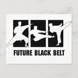 Future Black Belt Postcard
