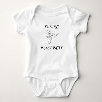 Future Black Belt Taekwondo Karate Baby Bodysuit