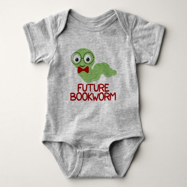 Future Bookworm Baby Bodysuit (Front)