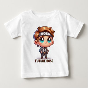 Future Boss Kids T-Shirt - Adorable Cartoon
