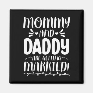 Future bride and groom mum and dad are getting magnet